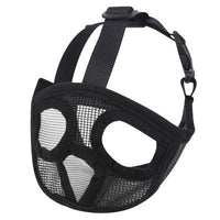 HKM-601171 Breathable Dog Muzzle for Small Dogs, Adjustable Sizes, Ideal for French Bulldogs and Short Snouts