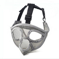 HKM-601171 Breathable Dog Muzzle for Small Dogs, Adjustable Sizes, Ideal for French Bulldogs and Short Snouts