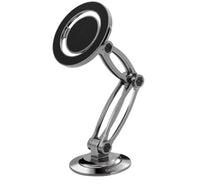HKM-601235 Magnetic Car Phone Holder with 360° Rotation & Adjustable Arm for MagSafe-Compatible Devices