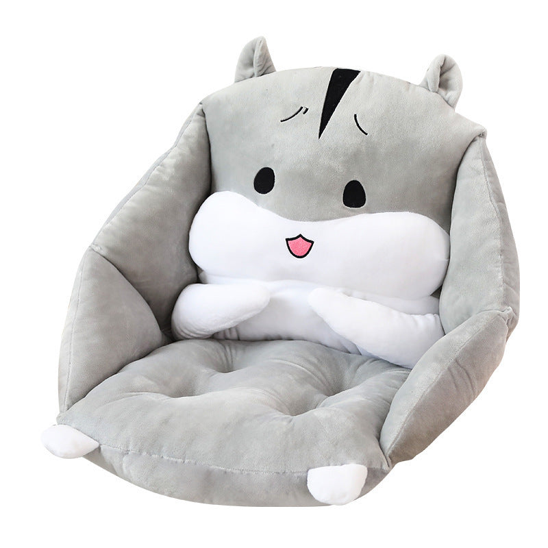 HKM-601363 Cactus Hamster Cartoon Cushion - Plush PP Cotton Filling, Various Colors and Designs, 40x40x60CM