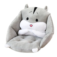HKM-601363 Cactus Hamster Cartoon Cushion - Plush PP Cotton Filling, Various Colors and Designs, 40x40x60CM
