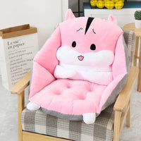 HKM-601363 Cactus Hamster Cartoon Cushion - Plush PP Cotton Filling, Various Colors and Designs, 40x40x60CM