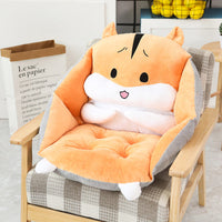 HKM-601363 Cactus Hamster Cartoon Cushion - Plush PP Cotton Filling, Various Colors and Designs, 40x40x60CM
