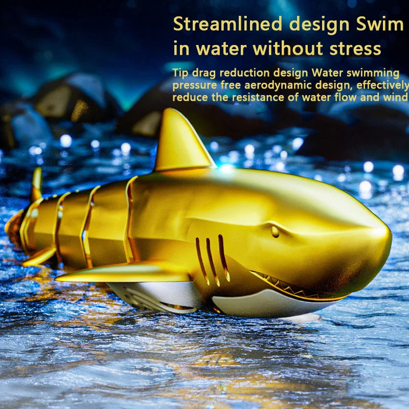 HKM-601555 Remote Control Simulation Fish Shark Toy for Water Play – Ideal for Kids Aged 6 Years and Up
