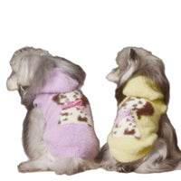 HKM-601619 Hooded Sleeveless Sweater Vest for Pets - Available in Yellow, Green, Purple, Sizes XS to XXL
