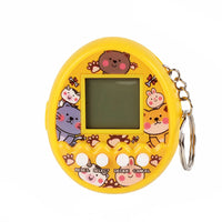 HKM-601811 3D Cartoon PVC Plastic Kids Car Key Chain Ring Toy – Retro Game Design