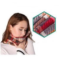 HKM-601811 U-Shaped Travel Neck Scarf Pillow with Moisture-Wicking Fabric