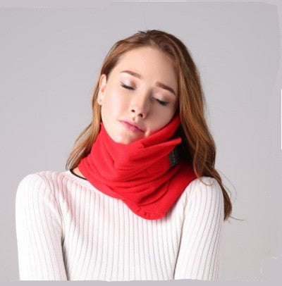 KTX-601811 U-Shaped Travel Neck Scarf Pillow with Moisture-Wicking Fabric