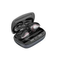 HKM-601875 Dual Ear Wireless Bluetooth Headset with Voice Control and NFC - 10M Range, Multi-Point Connection, Stereo Sound in Black, Gold, Grey