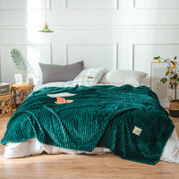HKM-601939 Solid Flannel Sheet Set in Soft Polyester Fiber for Comfortable Sleep
