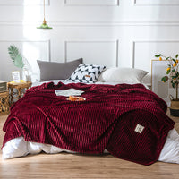 HKM-601939 Solid Flannel Sheet Set in Soft Polyester Fiber for Comfortable Sleep