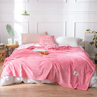 HKM-601939 Solid Flannel Sheet Set in Soft Polyester Fiber for Comfortable Sleep