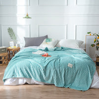 HKM-601939 Solid Flannel Sheet Set in Soft Polyester Fiber for Comfortable Sleep