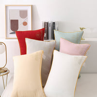 HKM-602131 Washed Pure Color Fashion Casual Hotel Pillow - Available in Multiple Shades
