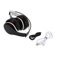 HKM-602195 Foldable Waterproof Bluetooth Headphones with Mic, 11 Hours Talk Time, Rechargeable Battery, and TF Card Support