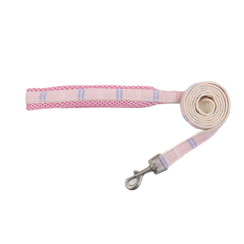 HKM-602323 Bovine Chest Back Jacket with Traction Rope for Dogs - Adjustable Vest-Style Harness in Multiple Colors