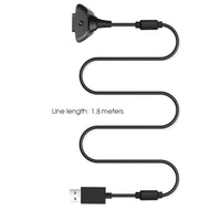 HKM-602323 Charging Cable for Xbox 360 Wireless Controller - 1.8m Length, Durable Plastic Design