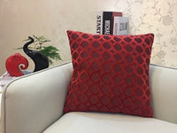 HKM-602515 Soft Flannel Cushion Cover with Invisible Zipper - Stylish Decor Throw Pillow