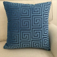 HKM-602515 Soft Flannel Cushion Cover with Invisible Zipper - Stylish Decor Throw Pillow