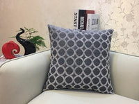 HKM-602515 Soft Flannel Cushion Cover with Invisible Zipper - Stylish Decor Throw Pillow
