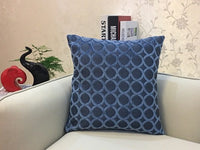HKM-602515 Soft Flannel Cushion Cover with Invisible Zipper - Stylish Decor Throw Pillow