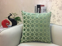 HKM-602515 Soft Flannel Cushion Cover with Invisible Zipper - Stylish Decor Throw Pillow