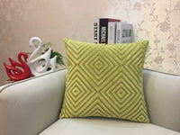 HKM-602515 Soft Flannel Cushion Cover with Invisible Zipper - Stylish Decor Throw Pillow