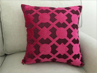 HKM-602515 Soft Flannel Cushion Cover with Invisible Zipper - Stylish Decor Throw Pillow