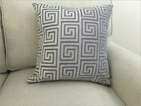 HKM-602515 Soft Flannel Cushion Cover with Invisible Zipper - Stylish Decor Throw Pillow