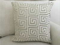 HKM-602515 Soft Flannel Cushion Cover with Invisible Zipper - Stylish Decor Throw Pillow