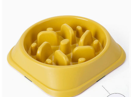 HKM-602579 Pet Slow Feeding Anti-Choke Dog Bowl with Non-Skid Base - Multiple Colors Available