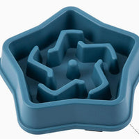 HKM-602579 Pet Slow Feeding Anti-Choke Dog Bowl with Non-Skid Base - Multiple Colors Available