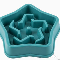 HKM-602579 Pet Slow Feeding Anti-Choke Dog Bowl with Non-Skid Base - Multiple Colors Available