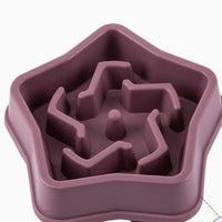 HKM-602579 Pet Slow Feeding Anti-Choke Dog Bowl with Non-Skid Base - Multiple Colors Available
