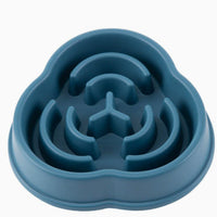 HKM-602579 Pet Slow Feeding Anti-Choke Dog Bowl with Non-Skid Base - Multiple Colors Available