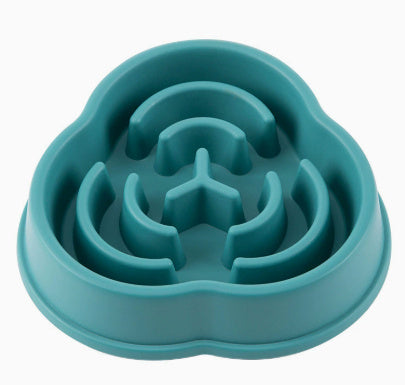 HKM-602579 Pet Slow Feeding Anti-Choke Dog Bowl with Non-Skid Base - Multiple Colors Available
