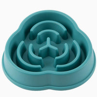 HKM-602579 Pet Slow Feeding Anti-Choke Dog Bowl with Non-Skid Base - Multiple Colors Available