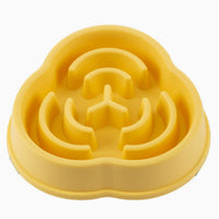 HKM-602579 Pet Slow Feeding Anti-Choke Dog Bowl with Non-Skid Base - Multiple Colors Available