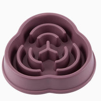HKM-602579 Pet Slow Feeding Anti-Choke Dog Bowl with Non-Skid Base - Multiple Colors Available