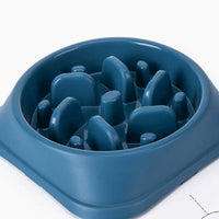 HKM-602579 Pet Slow Feeding Anti-Choke Dog Bowl with Non-Skid Base - Multiple Colors Available