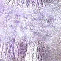 HKM-602707 Cozy Round Neck Sweater for Pets - Autumn and Winter, Available in Blue, Pink, Purple