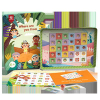 HKM-602707 Magnetic Color and Shape Matching Puzzle Board for Early Childhood Cognitive Development