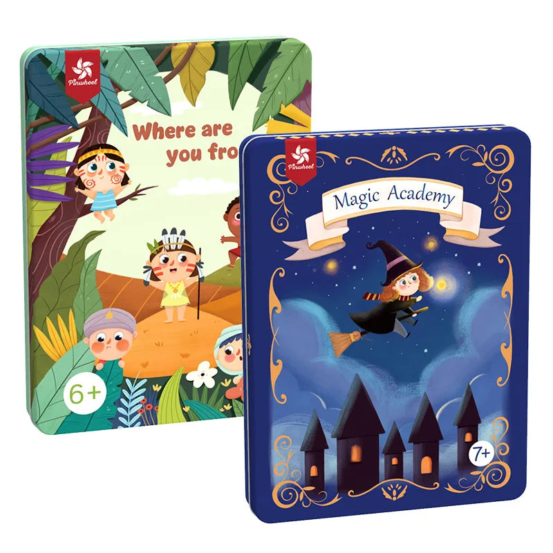 HKM-602707 Magnetic Color and Shape Matching Puzzle Board for Early Childhood Cognitive Development