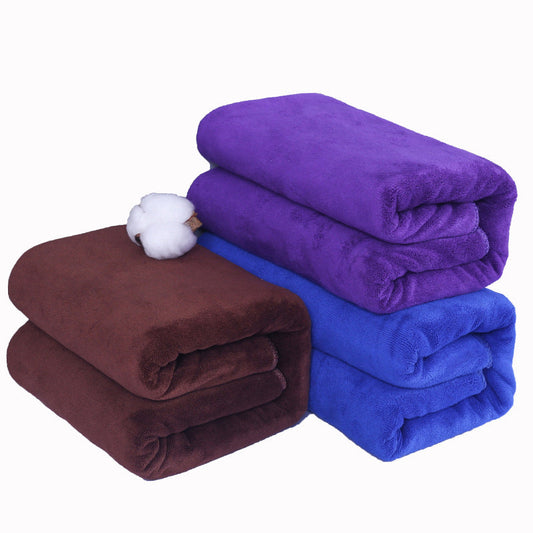 HKM-602707 Thickened Microfiber Towels for Car Washing and Beauty Salon Use – Multiple Colors Available