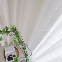 HKM-602835 Vertical Dream White Polyester Vertical Blinds for Living Room, Bedroom, and Commercial Spaces