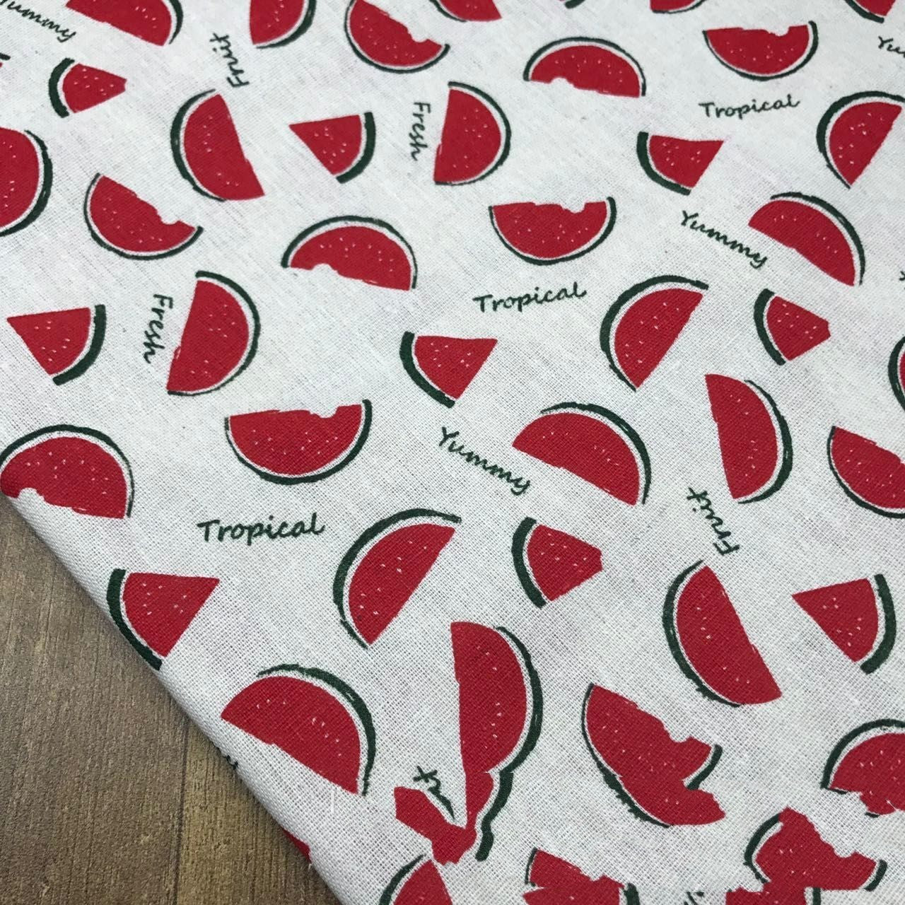 HKM-602963 Cotton Hemp Blend Fabric in Garden Style featuring Botanical Prints - Magnolia and Other Colors, 155cm Width