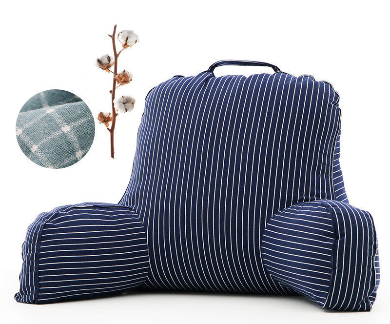 HKM-602963 Lumbar Support Pillow for Pregnancy and Office Use - Cotton Cushion for Backrest and Nap Comfort