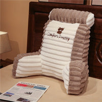 HKM-603091 Cartoon Large Backrest Pillow in Various Solid Colors - Removable & Washable