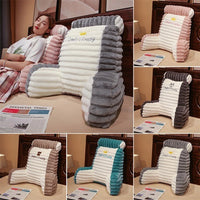 HKM-603091 Cartoon Large Backrest Pillow in Various Solid Colors - Removable & Washable
