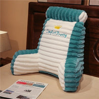 HKM-603091 Cartoon Large Backrest Pillow in Various Solid Colors - Removable & Washable